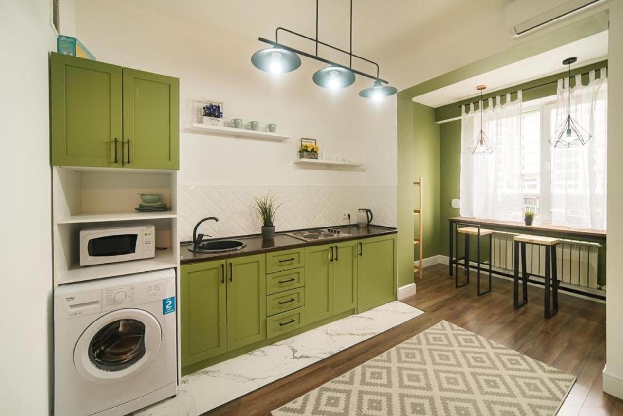 Manica Gagarin Park Apartman Almati Kültér fotó